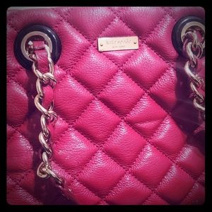 Kate Spade quilted small red purse